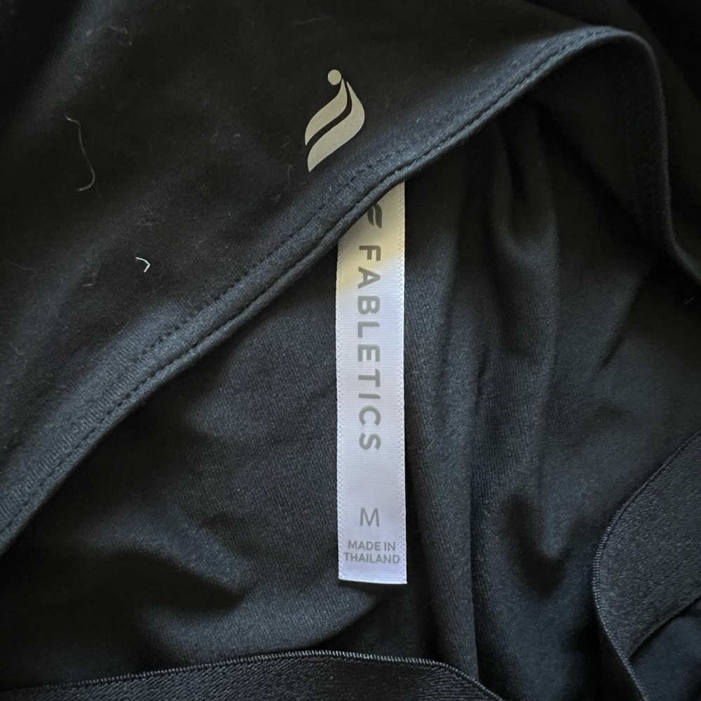 Fabletics Black Long Sleeve Top - image 3